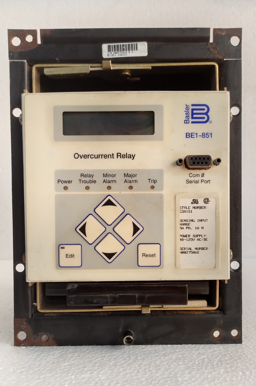 Basler Electric be1-851 / BE1-851 Digital Overcurrent Protection System