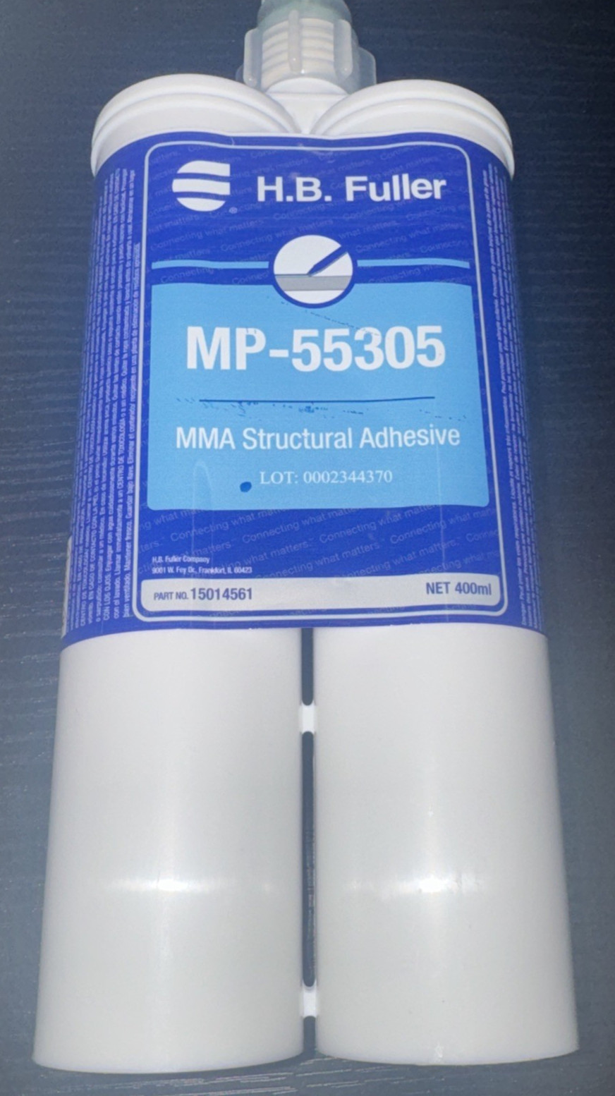 H.B. Fuller MP-55305 MMA Structural Adhesive Strong Durable Brand New 1:1 ratio