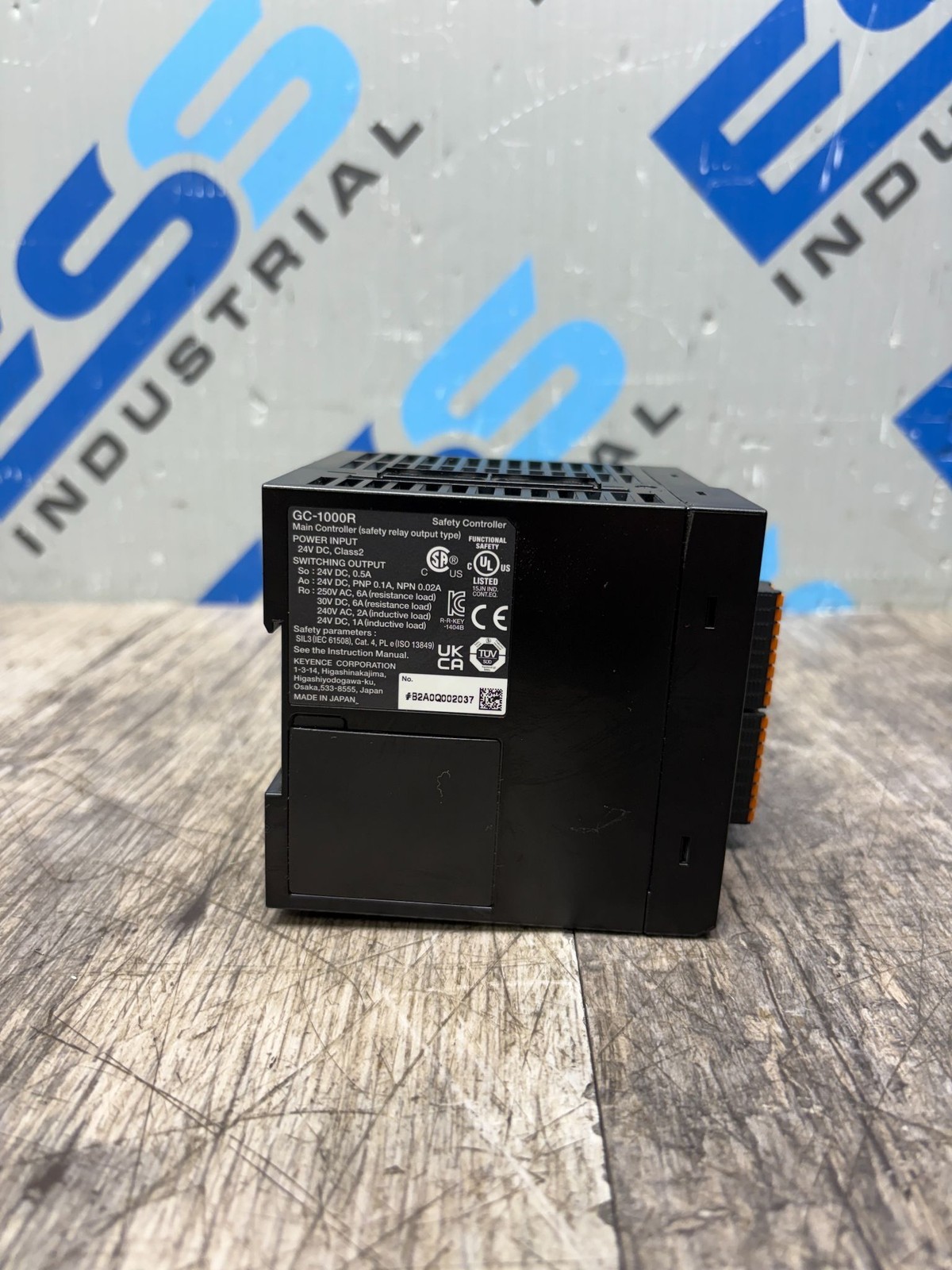 KEYENCE GC-1000R SAFETY CONTROLLER PLC 24V DC