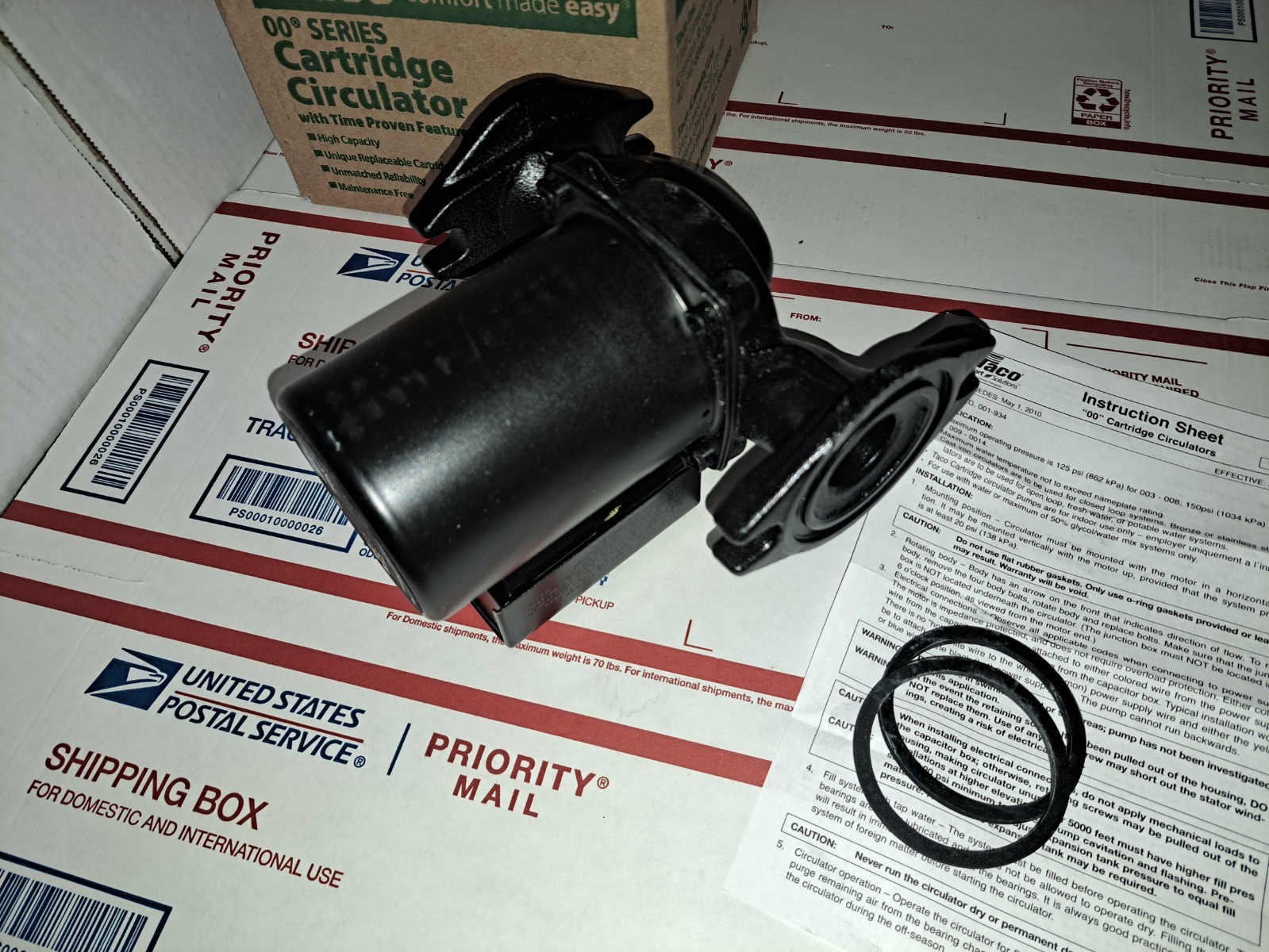 NEW TACO 007-F5 CARTRIDGE CIRCULATOR PUMP – 2026 Model F4 F3
