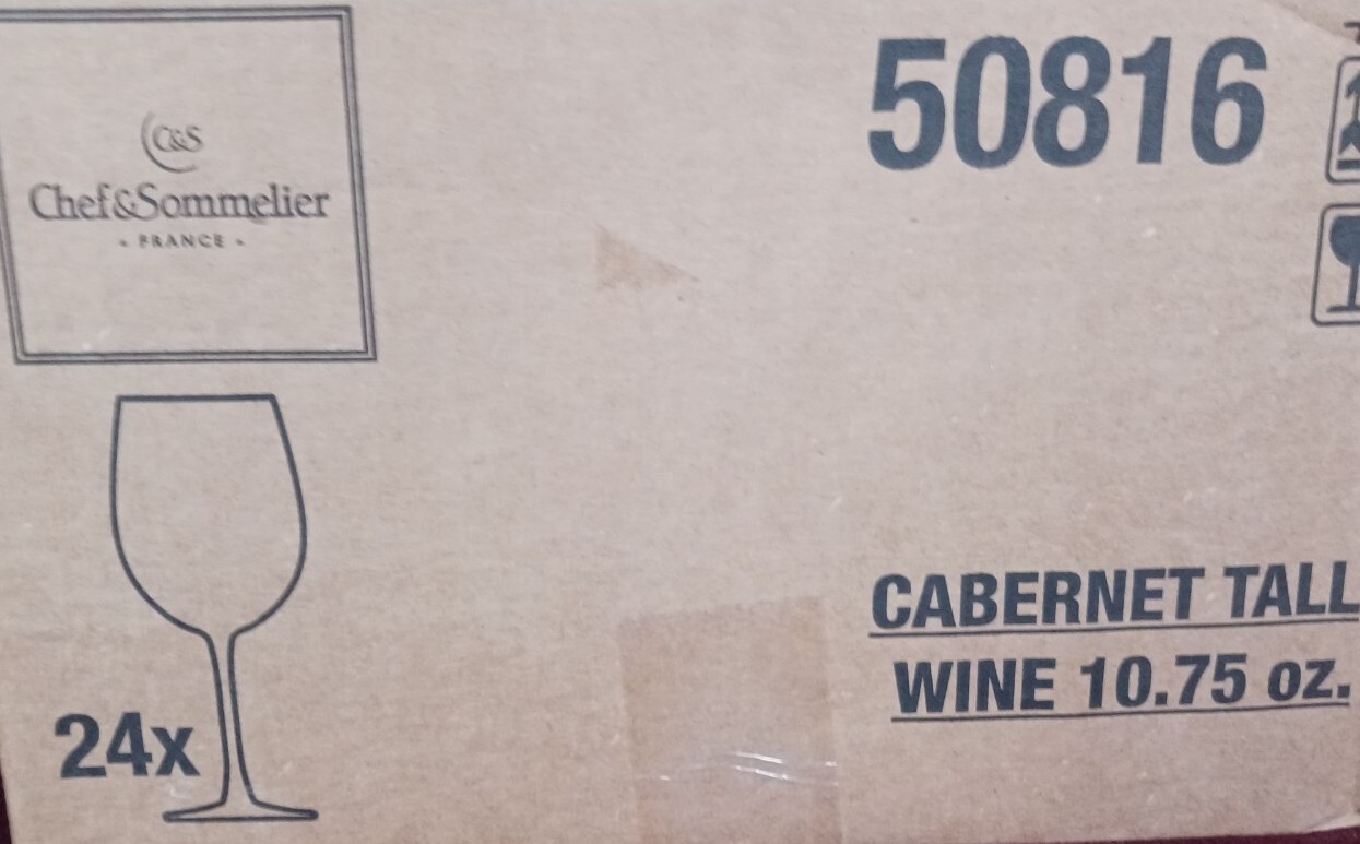Chef & Sommelier 50816 Cabernet 10.5 Oz. Tall Wine Glass – 15 count