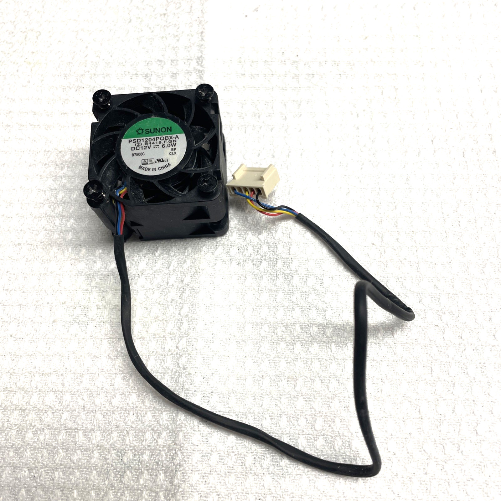 WORKING SUNON PSD1204PQBX-A fan 40*40*28mm 4pin 4cm 9.6W 12V