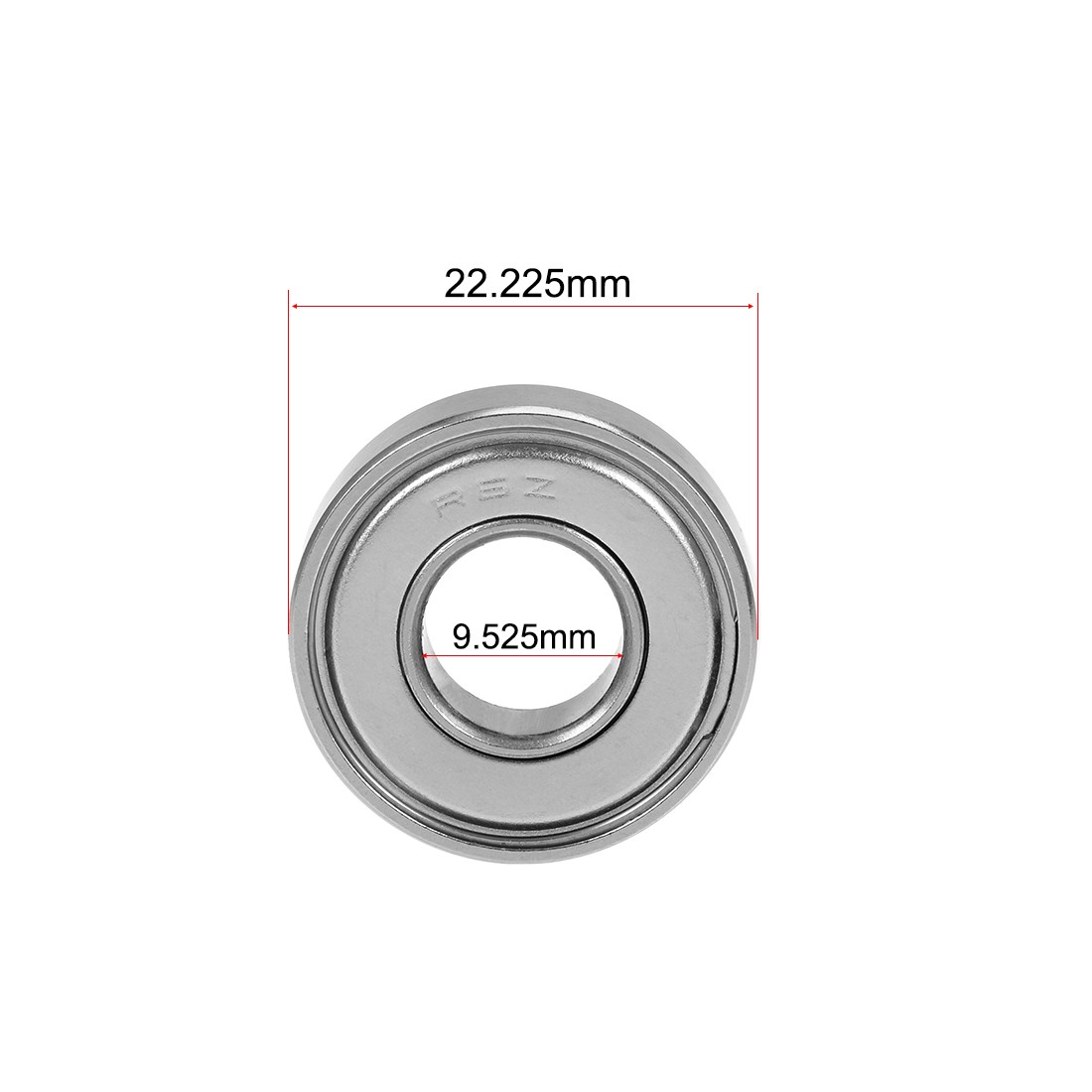 R6ZZ Deep Groove Ball Bearing 3/8″x7/8″x9/32″ Shielded GCr15 Bearings 2pcs