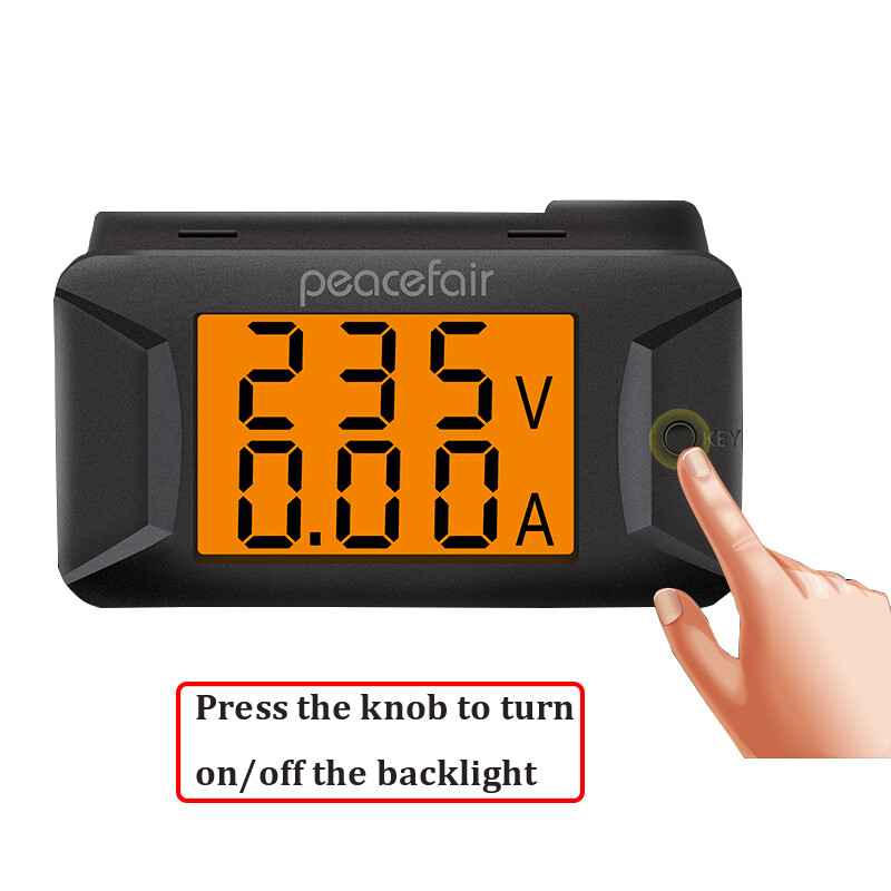 AC 40-400V 100A Digital Voltage Ampere Panel Meter 110V 220V Ammeter Voltmeter