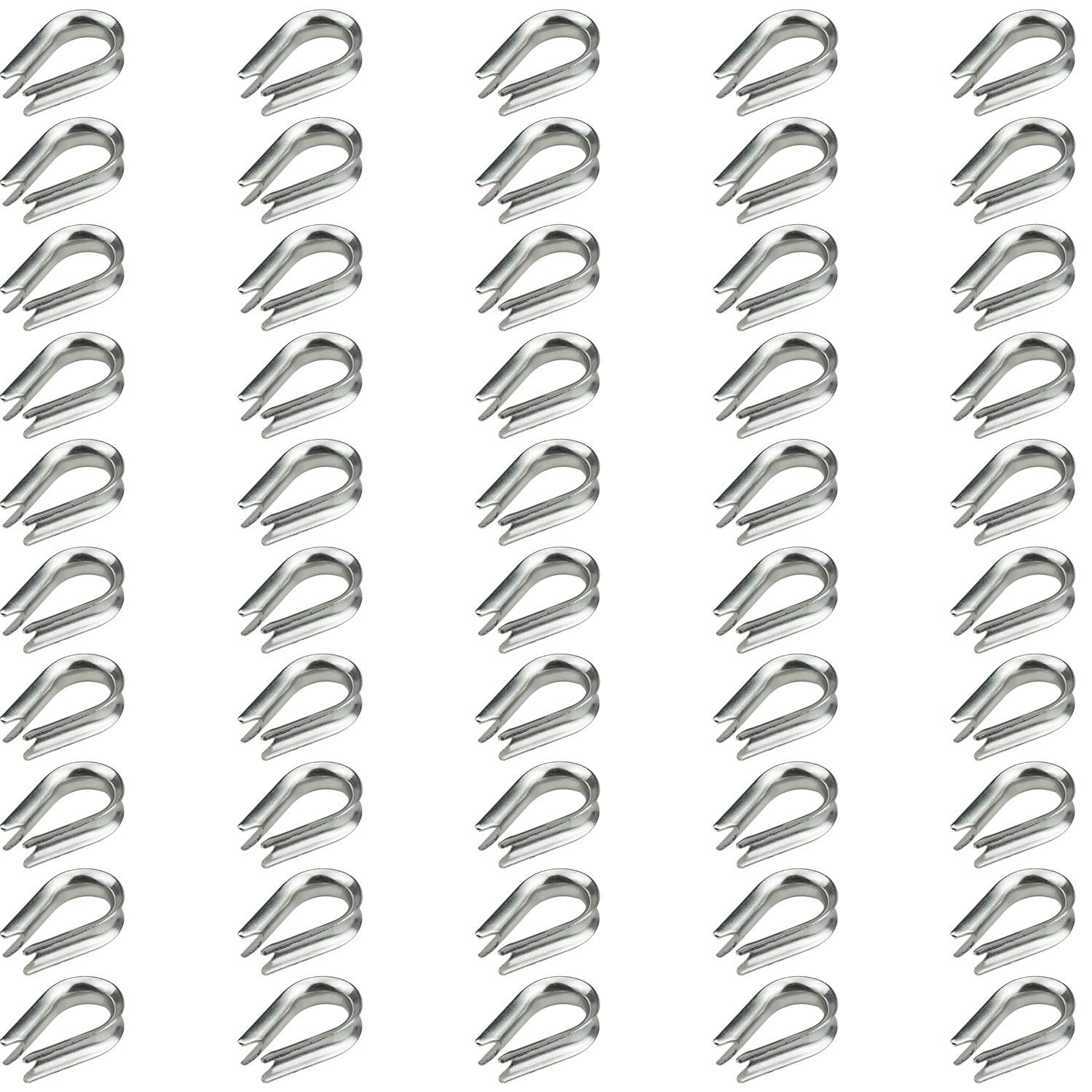 Favordrory 50 PCS M2 Stainless Steel Thimble for 3/64 Inch and 1/16 Inch…