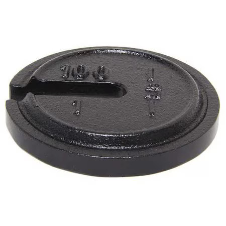 Rice Lake Weighing Systems 10156 Weight, Slotted, 100X1lb, Cast Iron, Class7