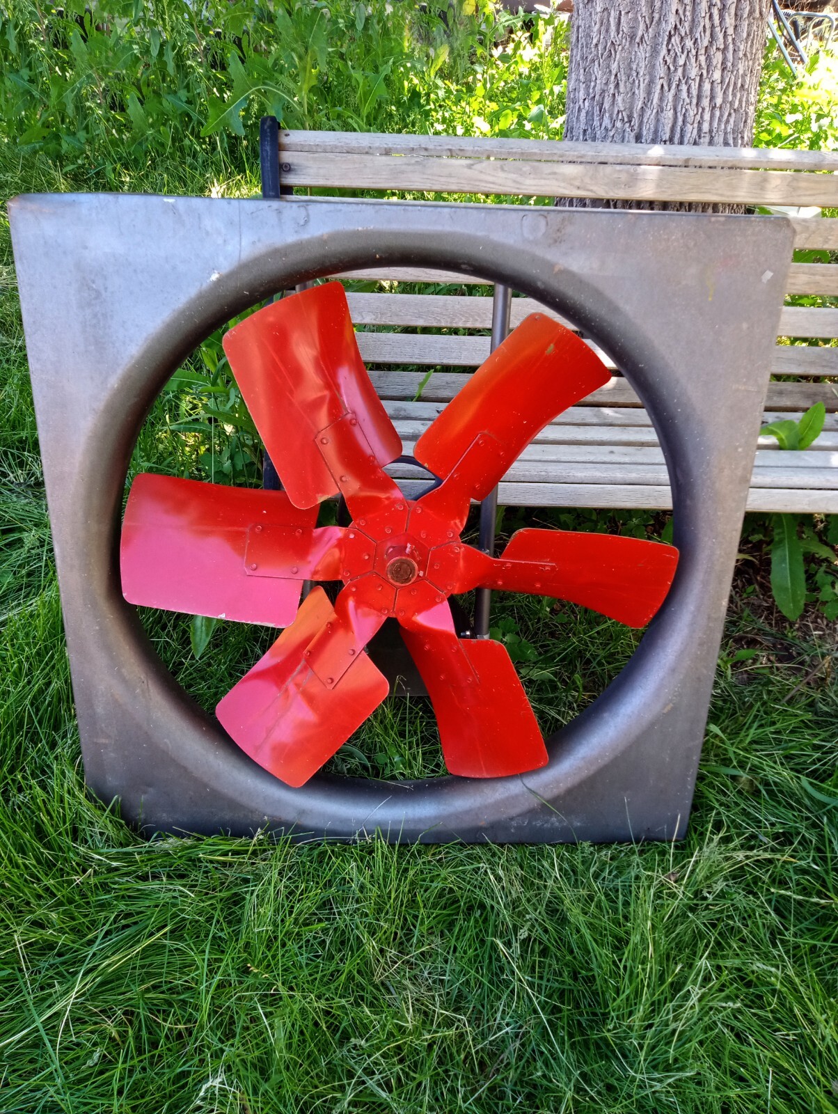 Exhaust Fan 30″ Grainger 3C153 Whole House/attic fan Great cond – large fan only
