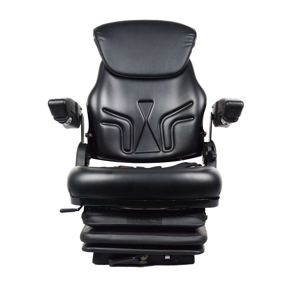 Universal Upgraded Forklift Seat Adjustable Tractor Seat with Seatbelt &Armrests