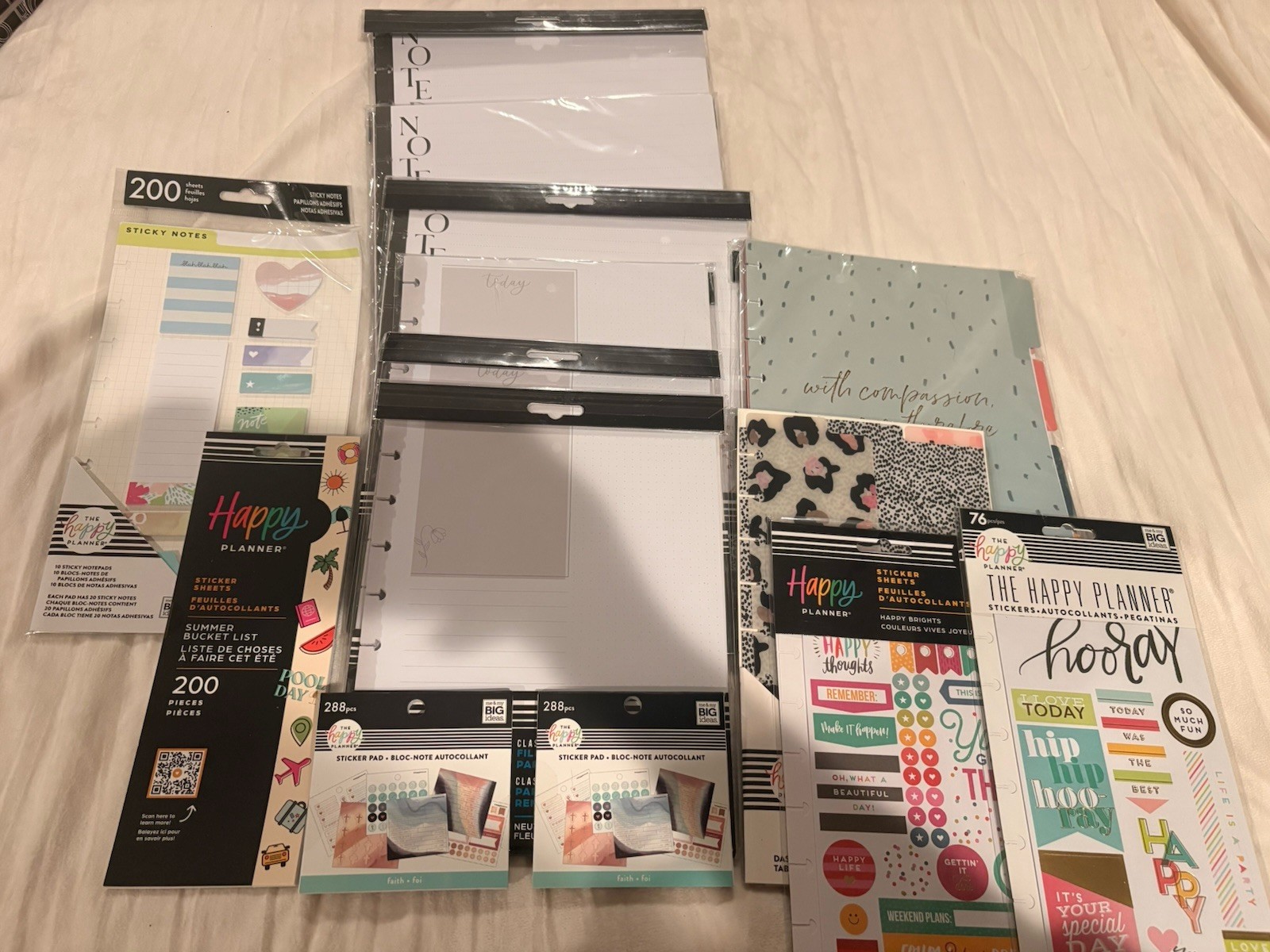 15 Item Assorted Lot The Happy Planner – Pages, Stickers, And More – Destash