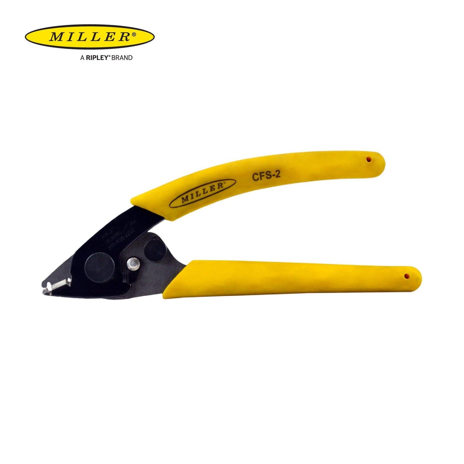 CFS2 Series Dual Hole Fiber Optic Wire Stripper Tool Portable 4.2 Ounces