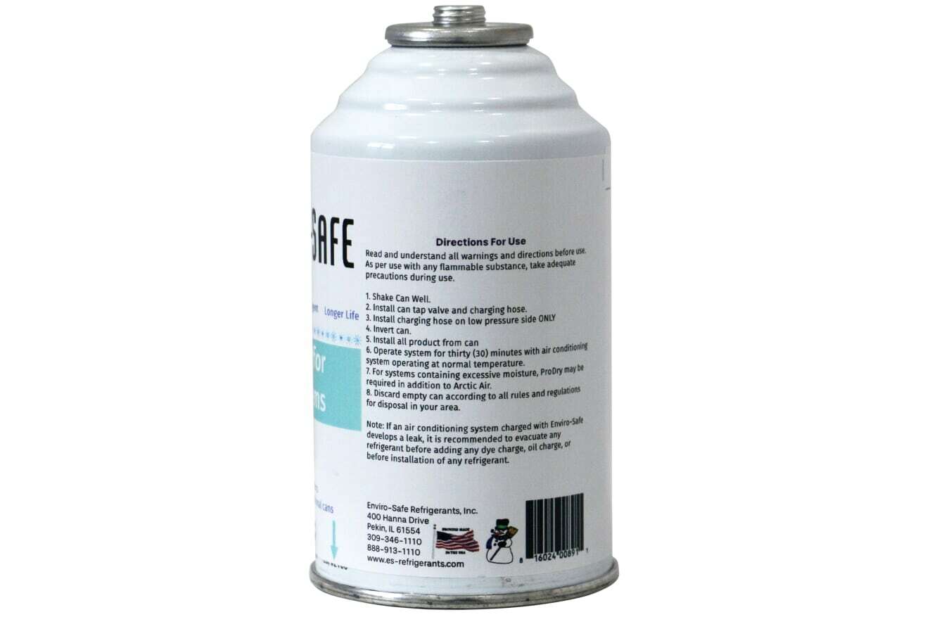 Envirosafe Arctic Air for R22, A/C Support, (3) cans & Gauge