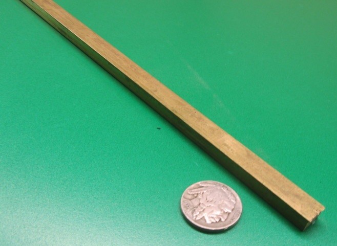 360 Brass Flat Bar 1/4″ Thick x 3/8″ Wide x 60.0″ Length