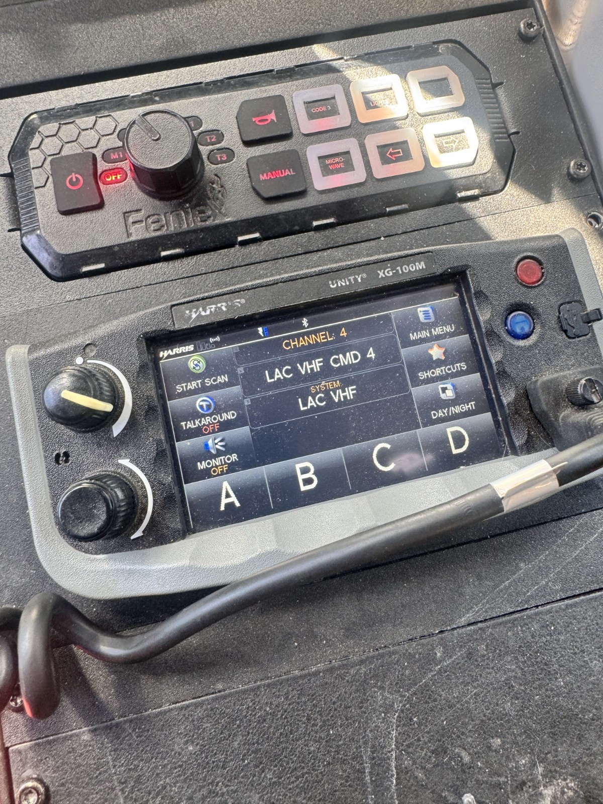 HARRIS CH-100 XG-100M COLOR TOUCHSCREEN CONTROL HEAD XG100M UNITY