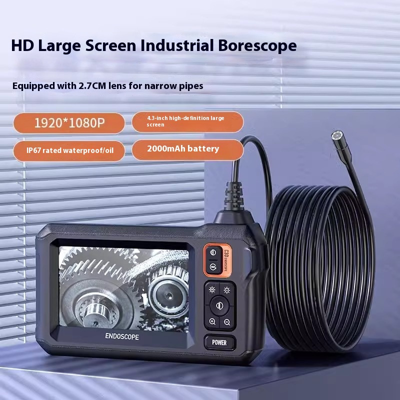 1920*1080P HD Borescope Camera Auto Repair Industrial Pipeline WIFI Probe