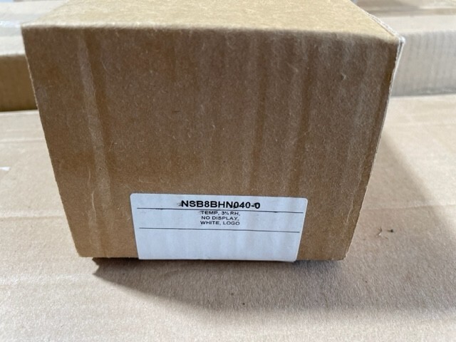 Johnson Controls NSB8BHN040-0 Network Zone Sensor, 3% RH No Display, White