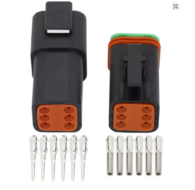 2 3 4 6 8 12 Pin Deutsch DT Black Series Waterproof Electrical Connector KIT