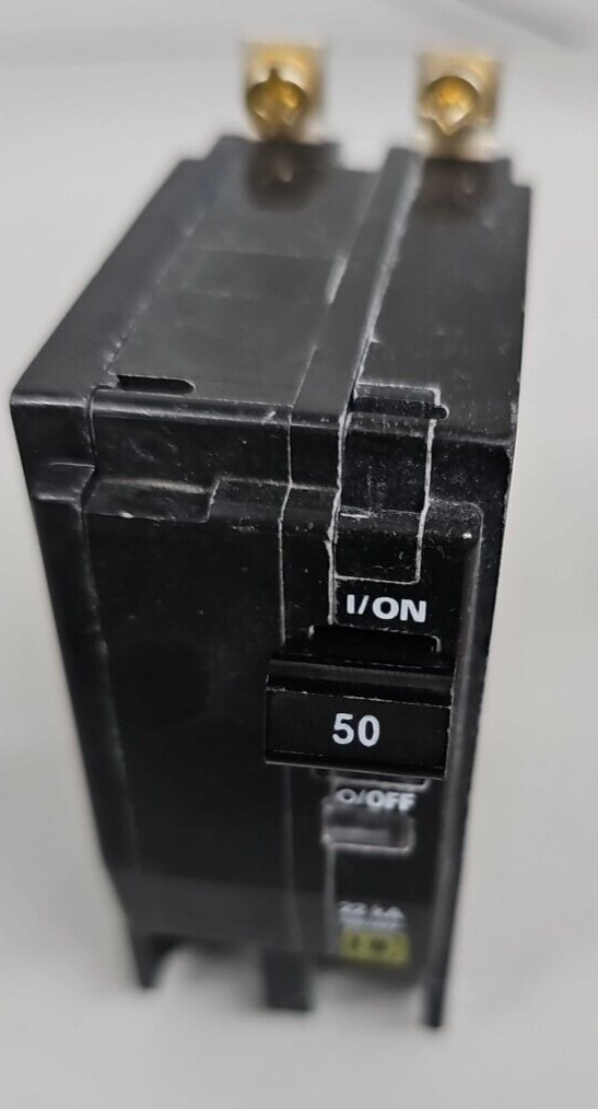 NEW TAKE OUT Square D QOB250 Circuit Breaker 50 Amp 2P Bolt On. Type QOB