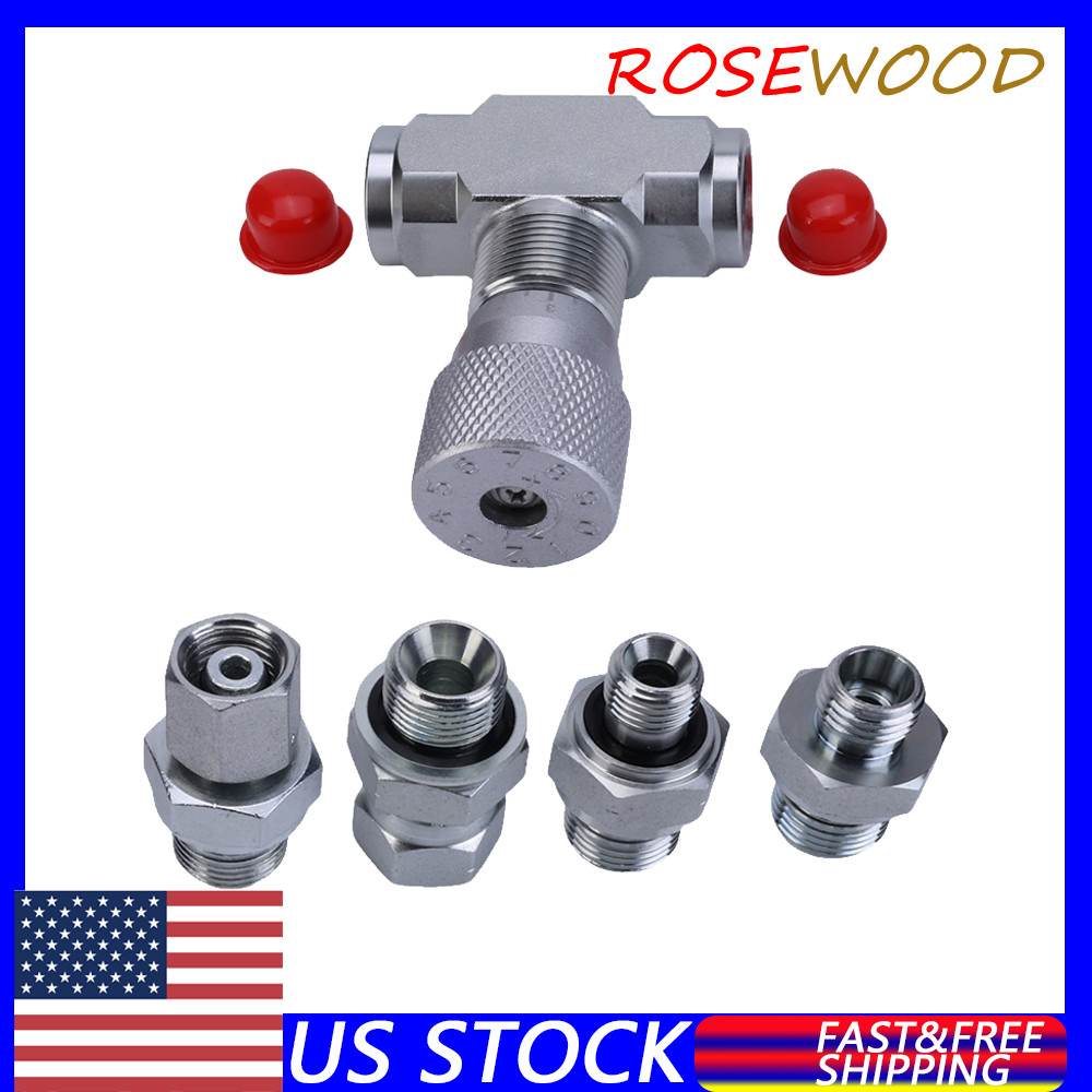 For Fluids Gases 3/8in Hydraulic Adjustable Flow Control Two-way Joint w/ G3/8