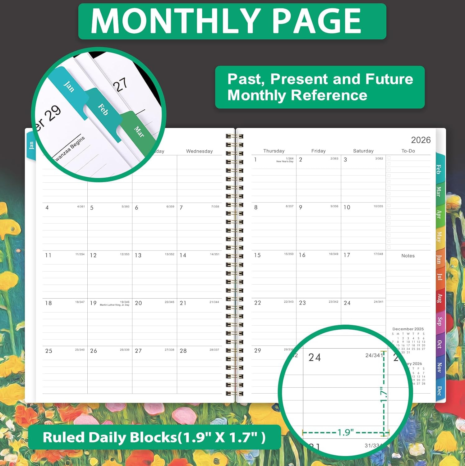 2025 Planner – 2025 Planner Weekly and Monthly, January 2025-December 2025, Larg
