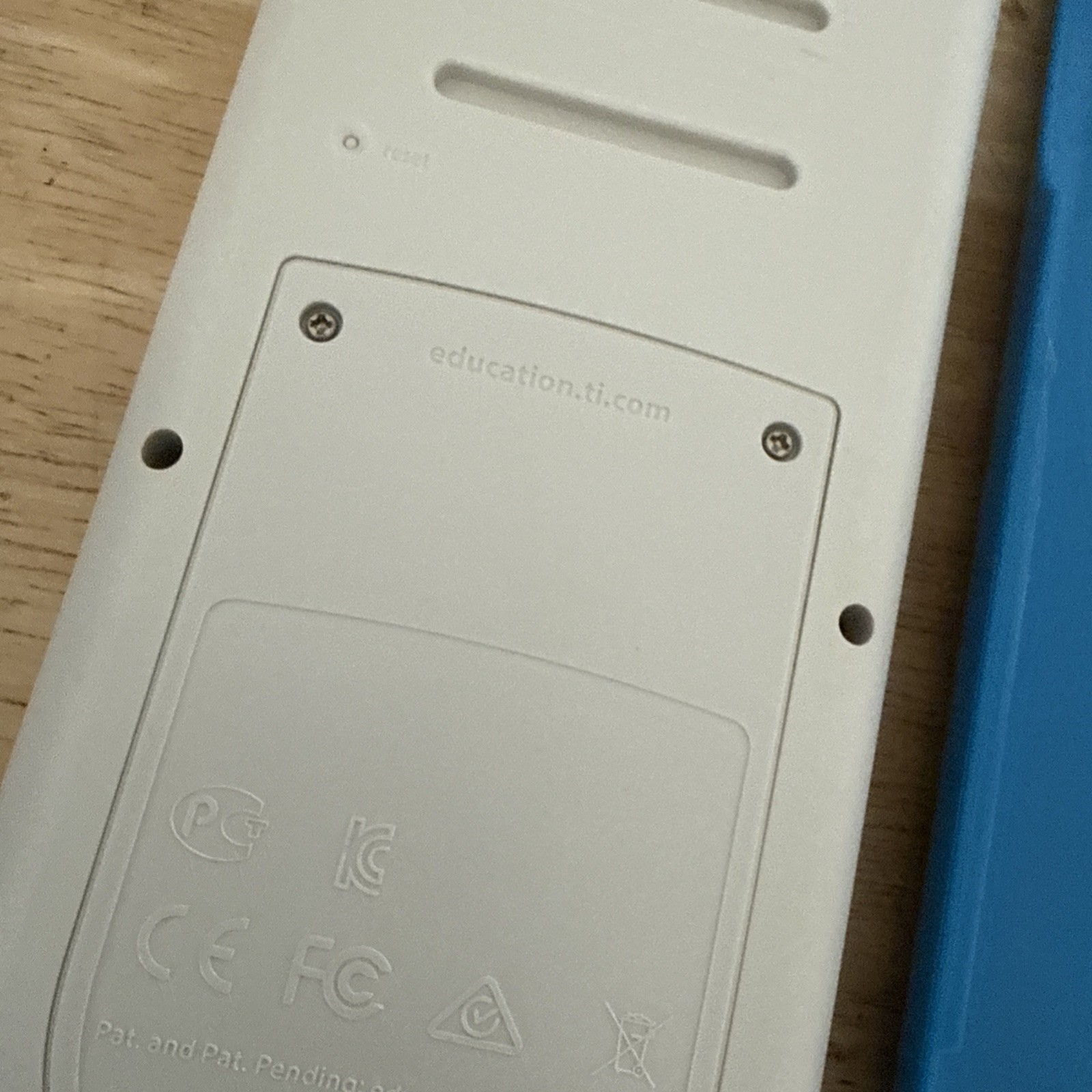 TI-84 Plus C Silver Edition Texas Instruments Calculator Blue With Cover Working
