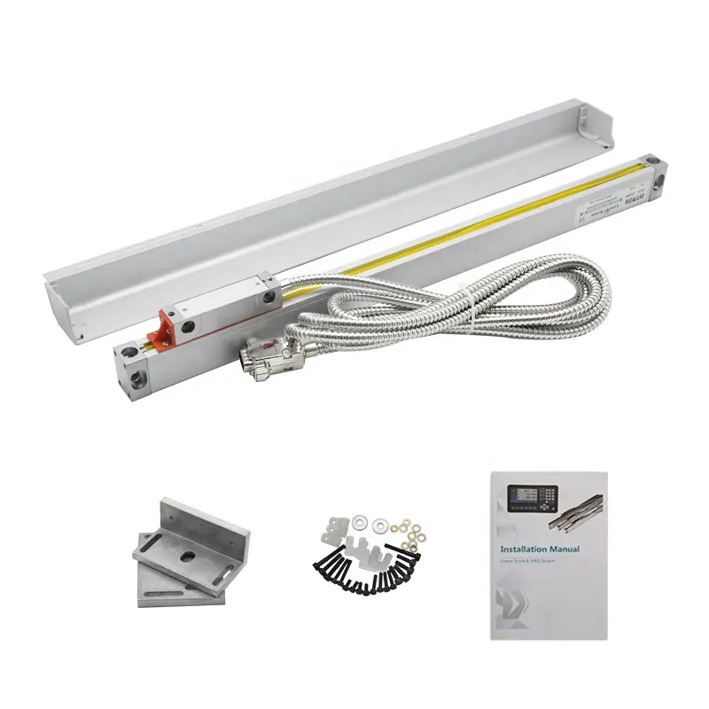 DITRON 2 Axis/3 Axis LED DRO Digital Readout with Linear Glass Scale 5um Lathe