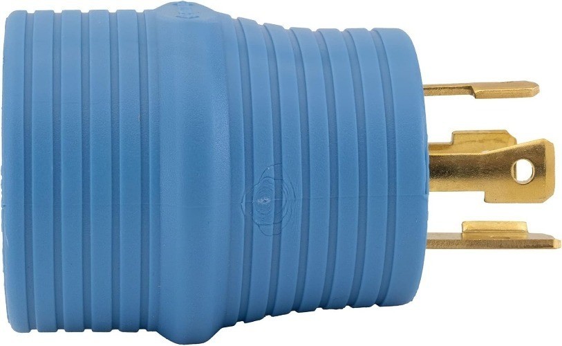 30 Amp 4-Prong to 3-Prong RV Generator Power Adapter