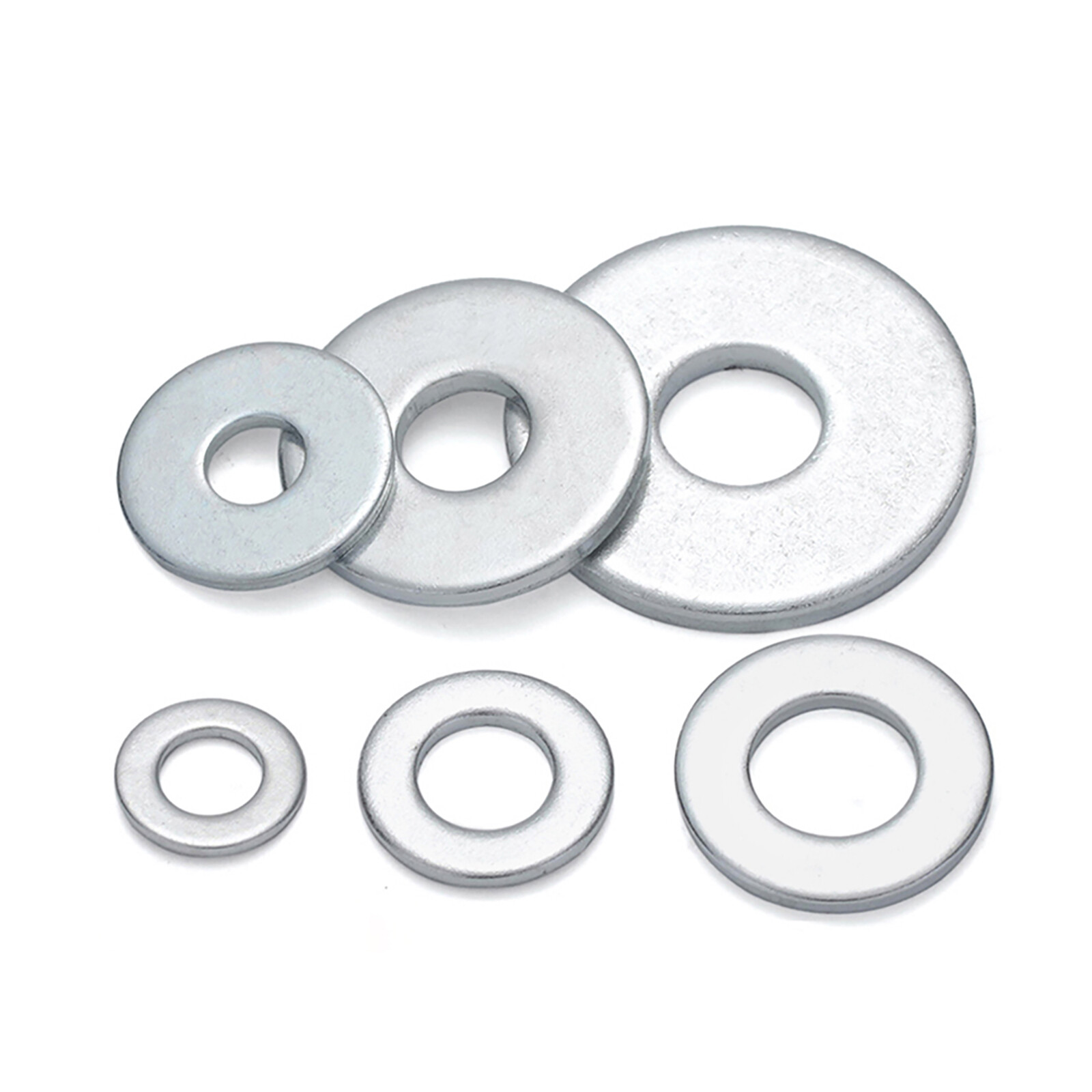 Flat Hardware Washer Zinc Plated Steel DIN 125A Metric – M2 M2.5 M3 M4 M5 M6