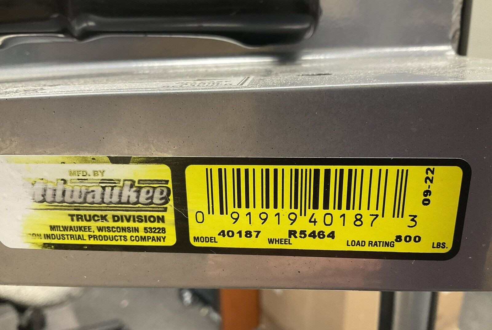 Milwaukee Hand Truck Aluminum Appliance Hand Truck Weight Capacity (lbs) 800.0