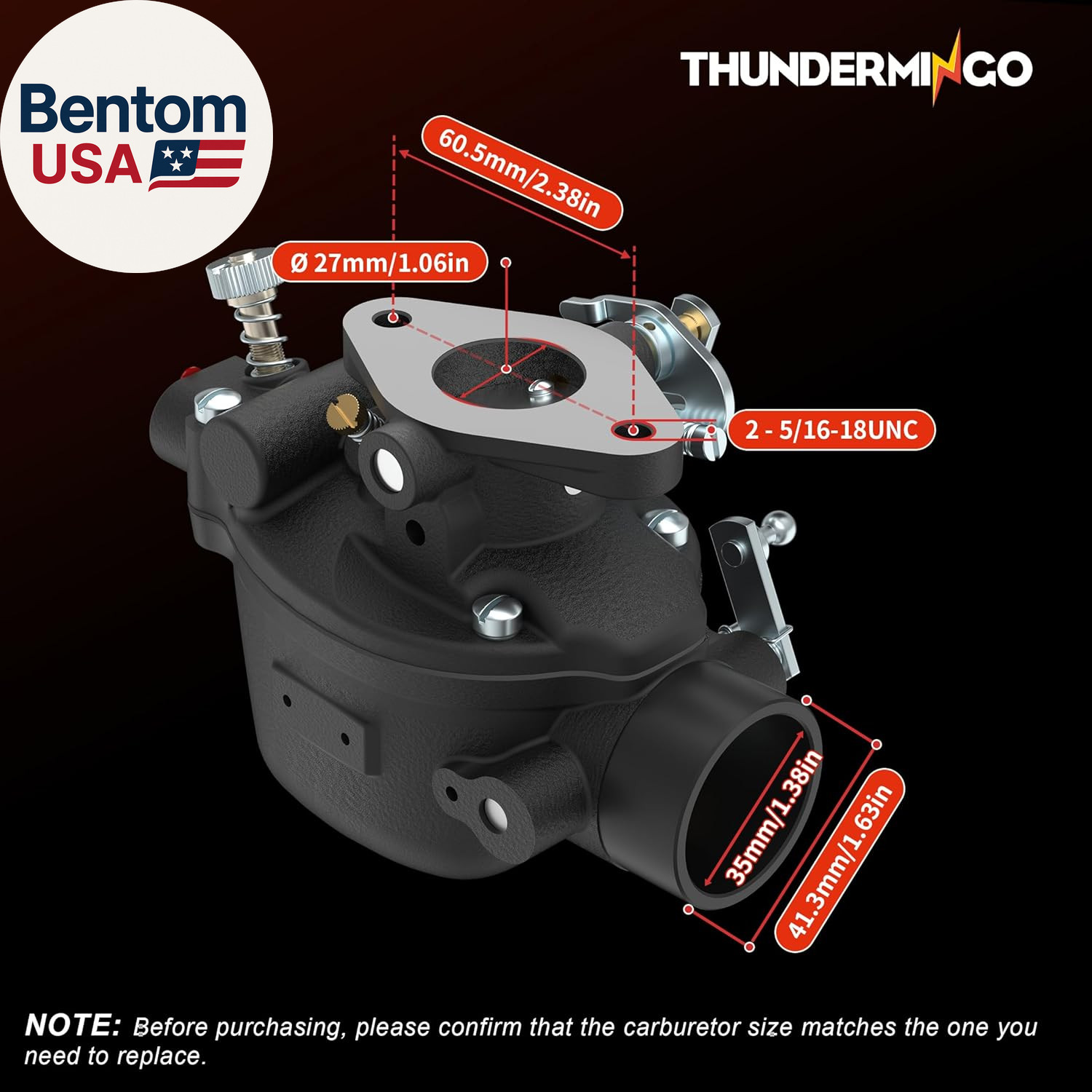 Carburetor Cast Iron for Ford Tractor 601 641 701 501 2000 2030 2031 Carburetor