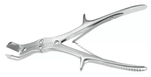 2 Stille-Horsley Bone Cutting Forceps, 10.5″, S-Shaped Angled Blades, Premium