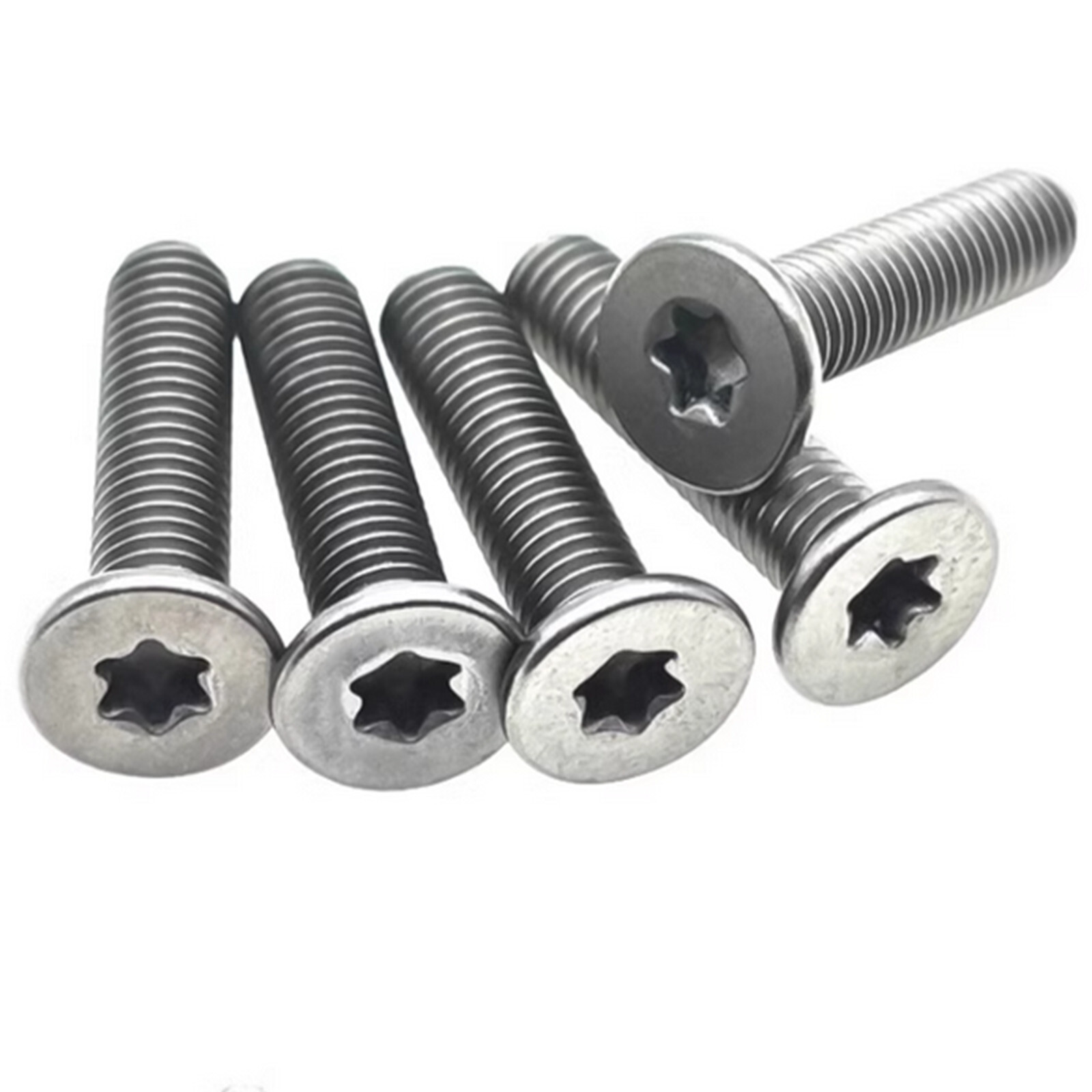 Titanium GR2 Torx Socket Utrathin Flat Head Screws M2 M4 M5 M6