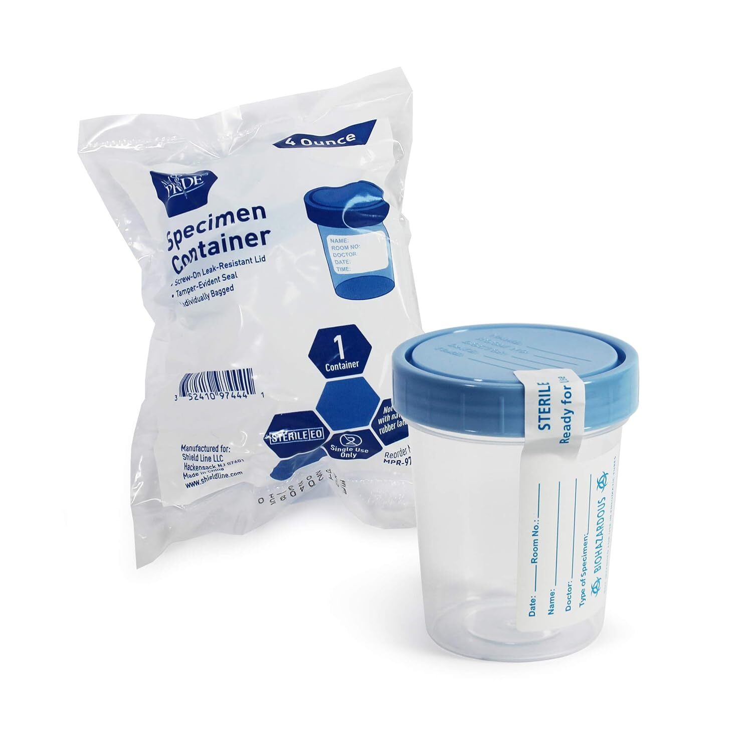 Medpride Disposable Specimen Cups| High-Grade Silicone, Sterile,…