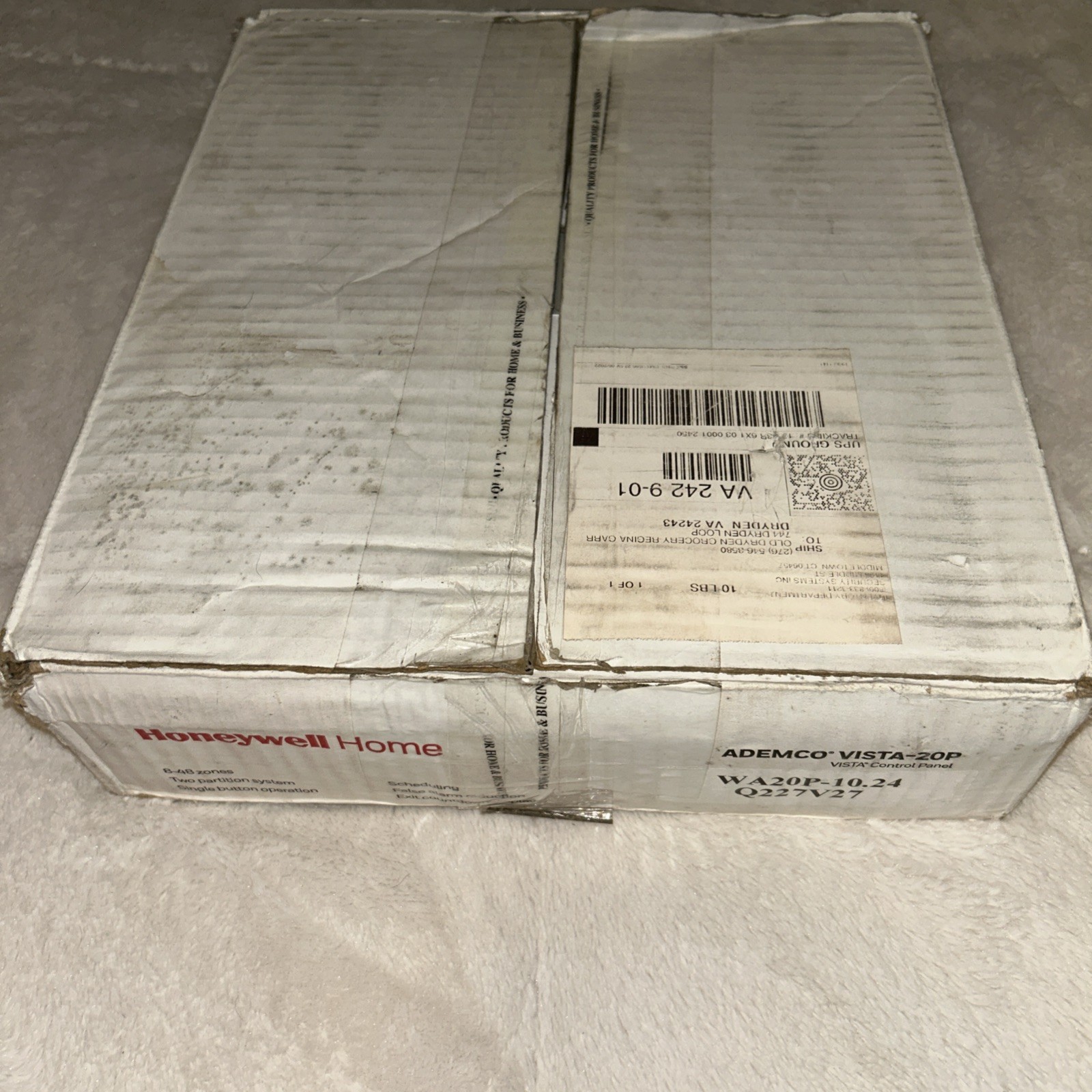 VISTA 20P Ademco Control Panel PCB in Aluminum Enclosure New NIB