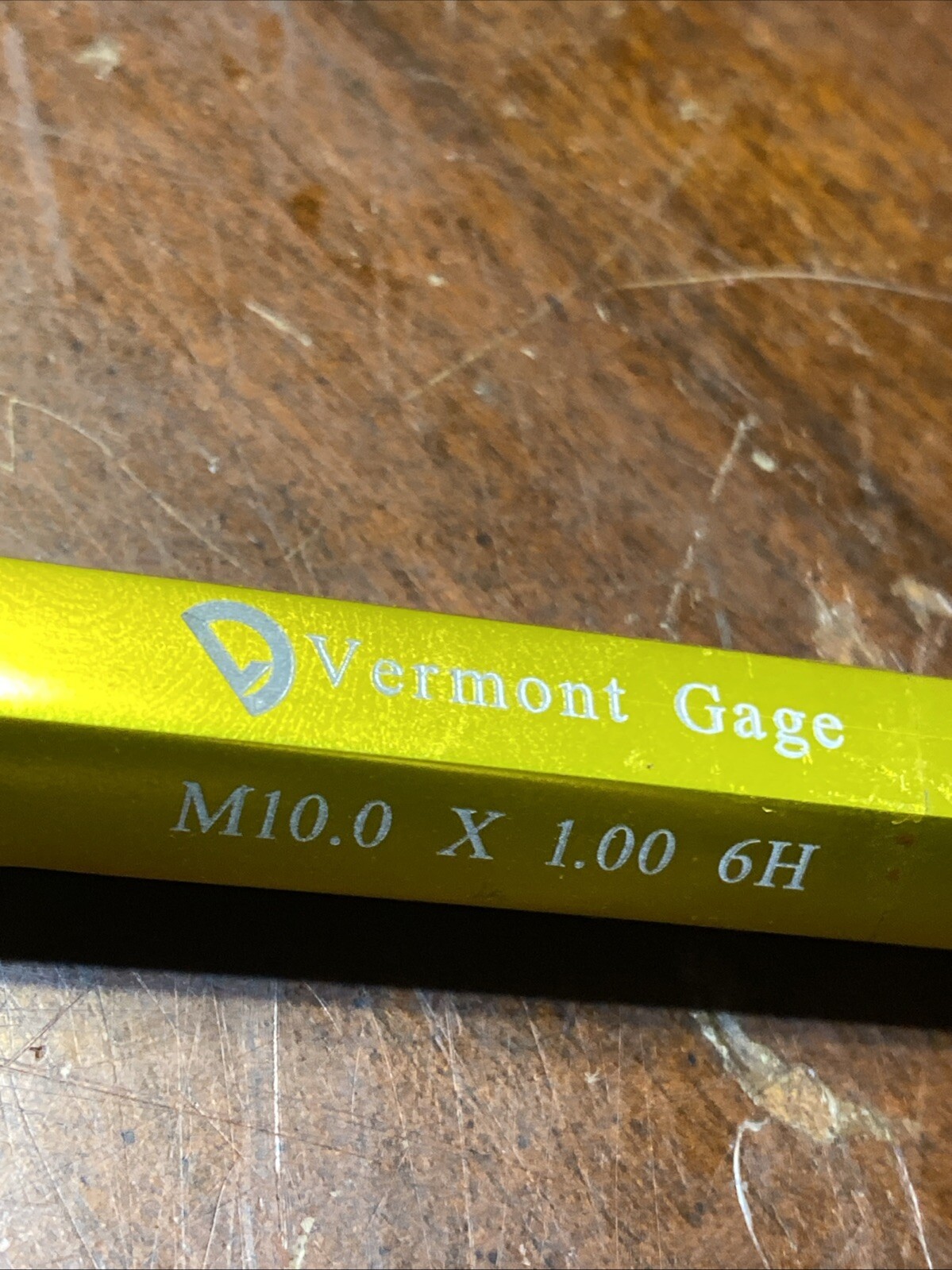 Vermont M10.0 x 1.00 6H Thread Gage Go 9.350/No Go 9.500 Thread Plug Gage (T16)