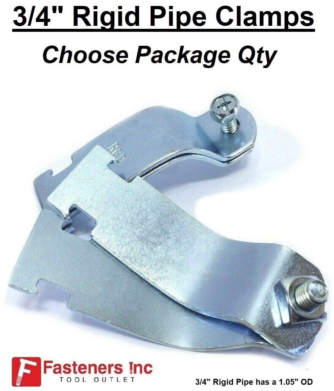 3/4″ Rigid Steel Conduit Pipe Clamps for Unistrut Channel P1112 Strut Straps