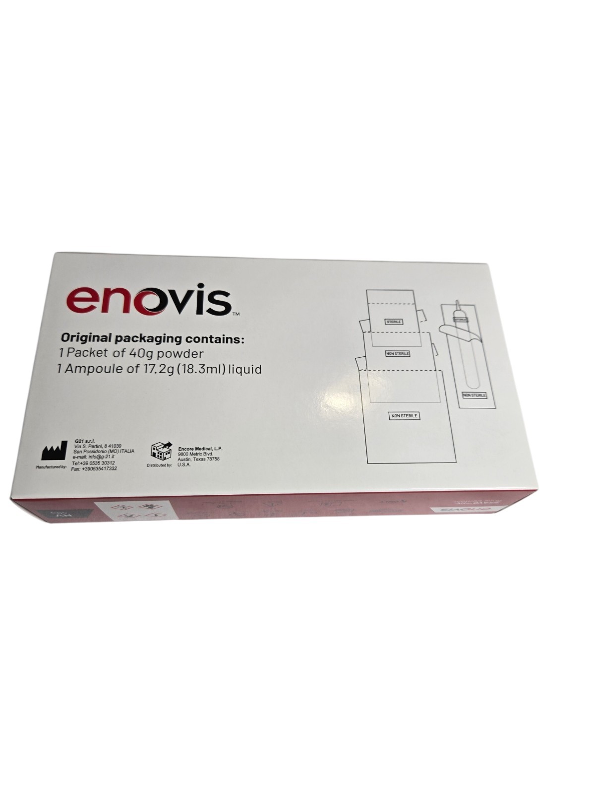 Enovis BRAVO HV Bone Cement High Viscosity 40g 611-01-040