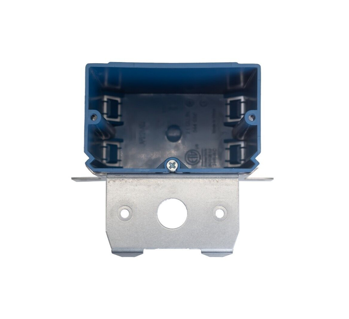 1-Gang Electrical Outlet Switch Box New Work ETL 21 Cu In Adjustable Bracket Lot