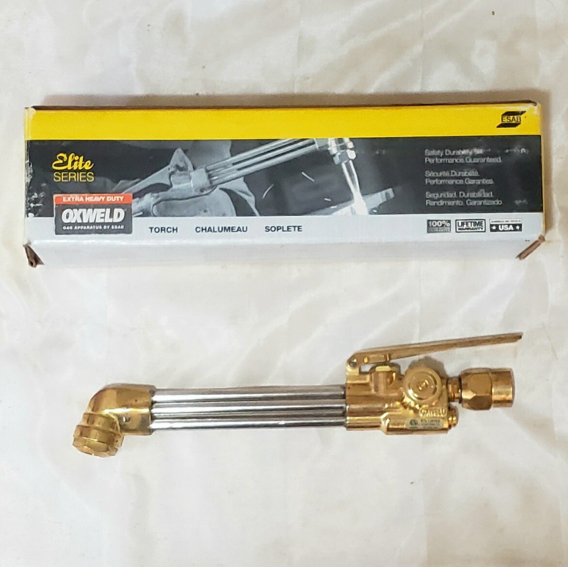 Oxweld CW-23 Angle Head Cutting Torch Attachment ESAB 01X35 Fits W-17 W-22