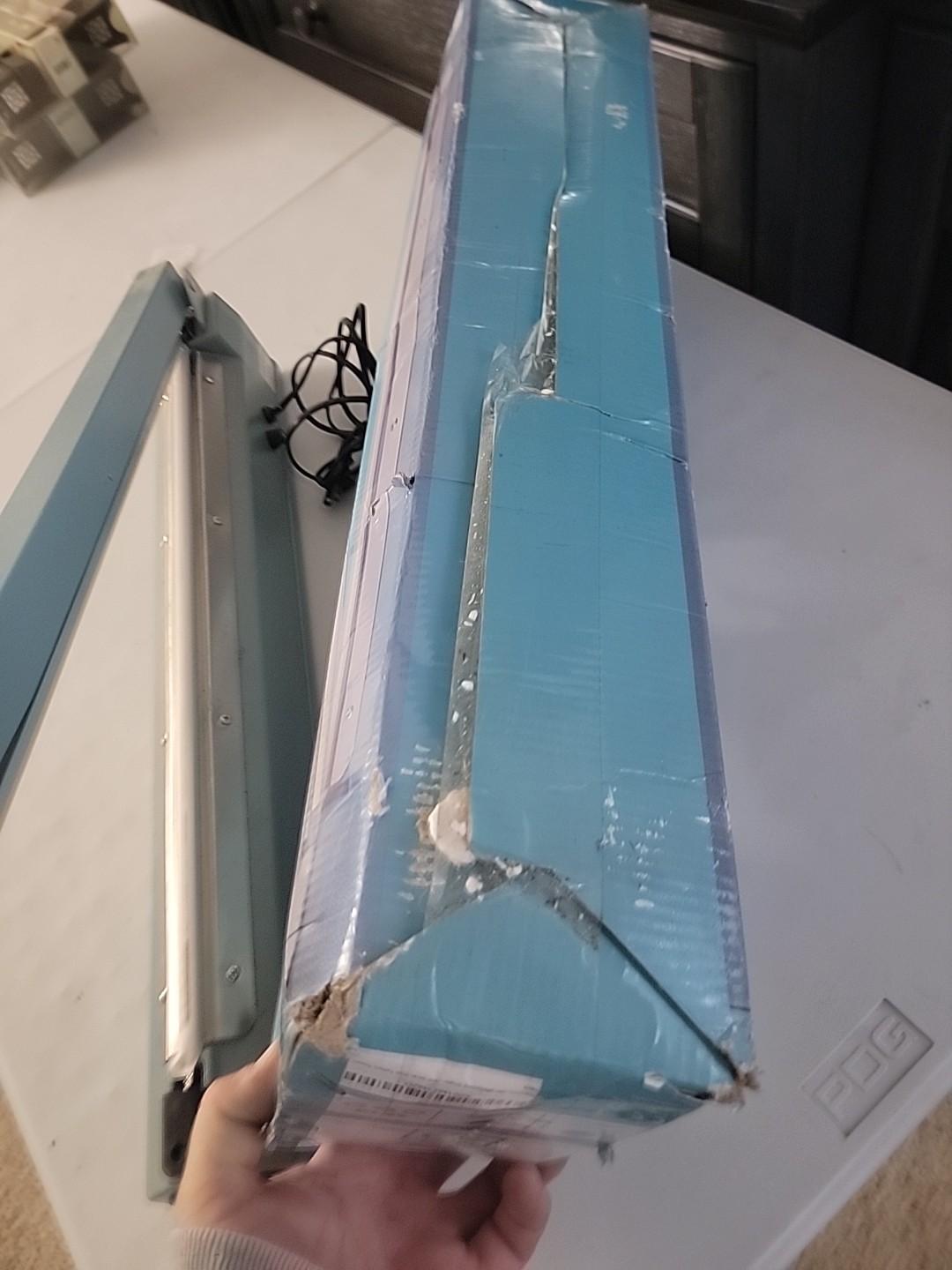 20″ Manual Impulse Heat Sealer 600W Poly Bag w/ Element Grip & Teflon