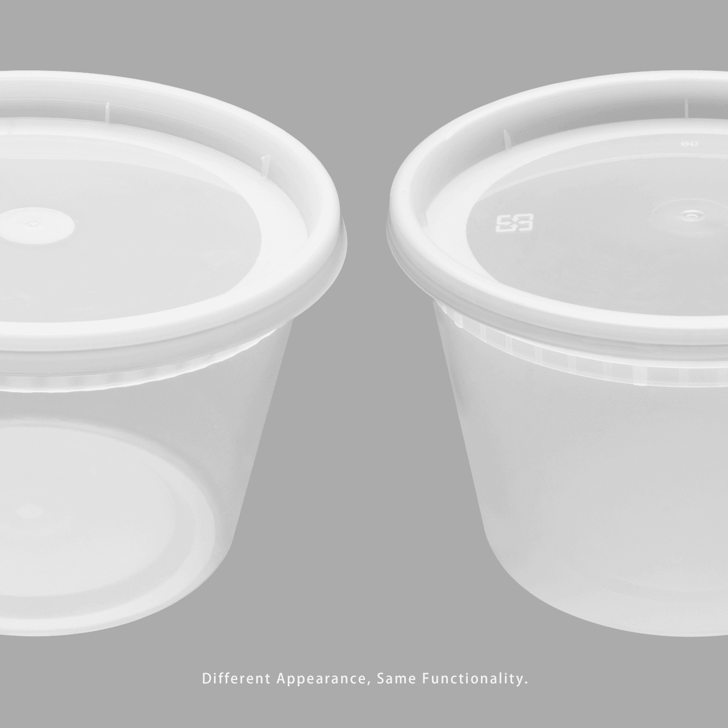 Karat 16oz PP Plastic Injection Molded Deli Containers & Lids – 240 ct
