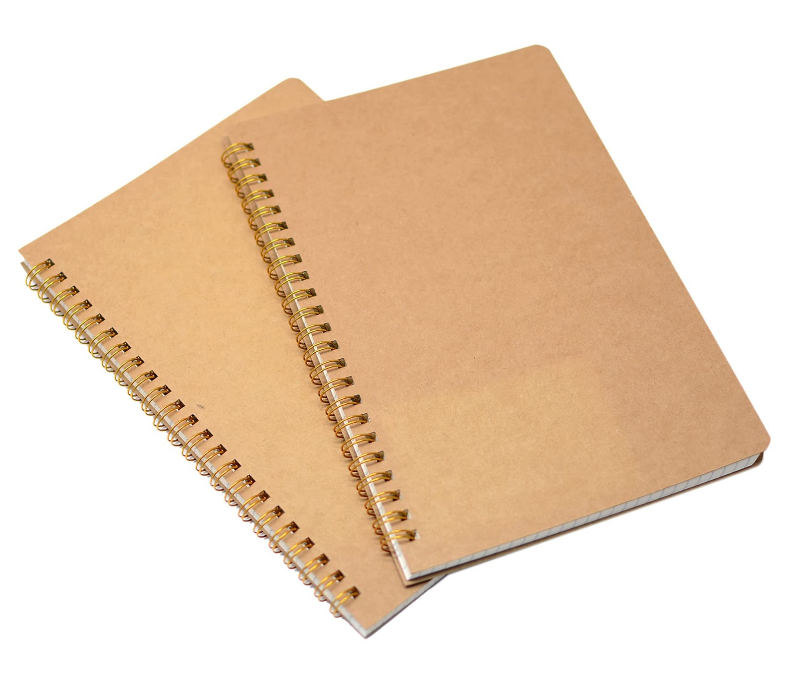 2pcs Spiral Notebooks A5 6×8 Soft Cover Journals Planners 200 Pages Wirebound…