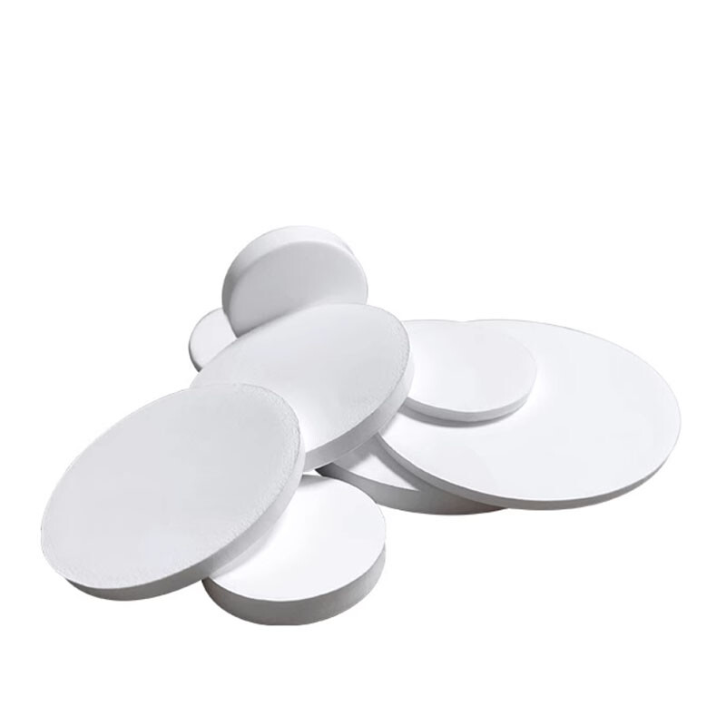 EPTFE Solid Discs Flat Round Pad Sealing Expanded PTFE Dia 45mm-375mm Thick 3mm