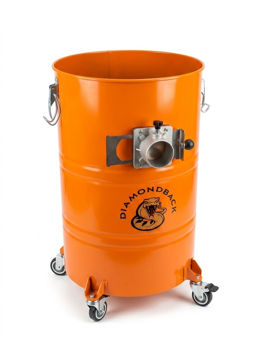 Diamondback 3-Motor Industrial HEPA S303 Industrial Vacuum Unit Manual Cleaning