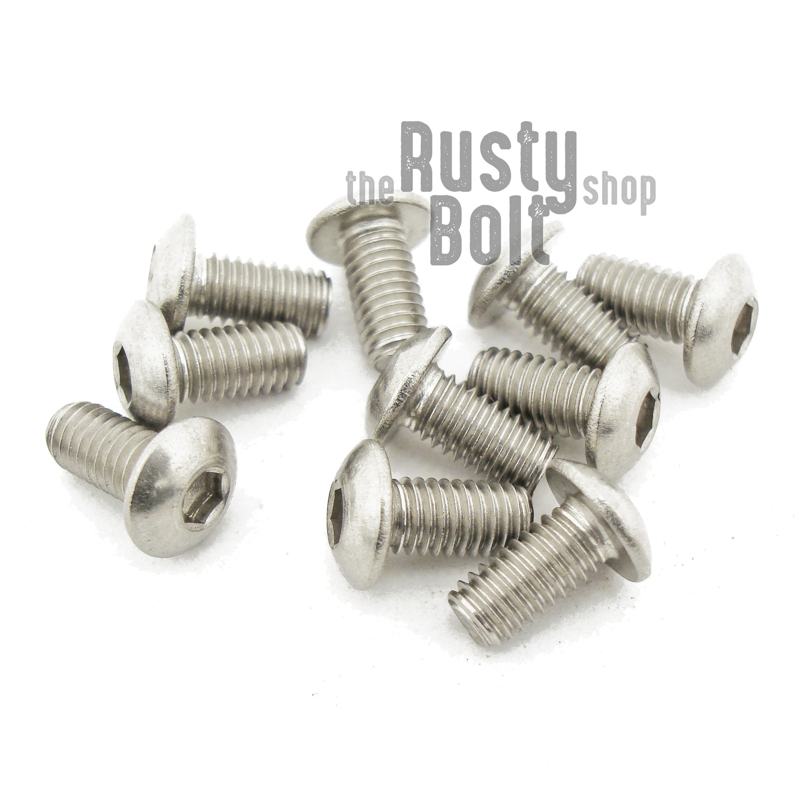 M3 x 6mm, Socket Button Head Screws, A2 304 18-8, Stainless Steel