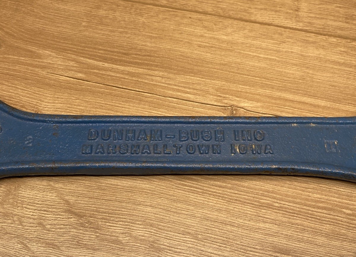 Vintage Dunham-Bush D295 Trap Cover Union Nut Service Wrench HVAC Steam Tool 1/2