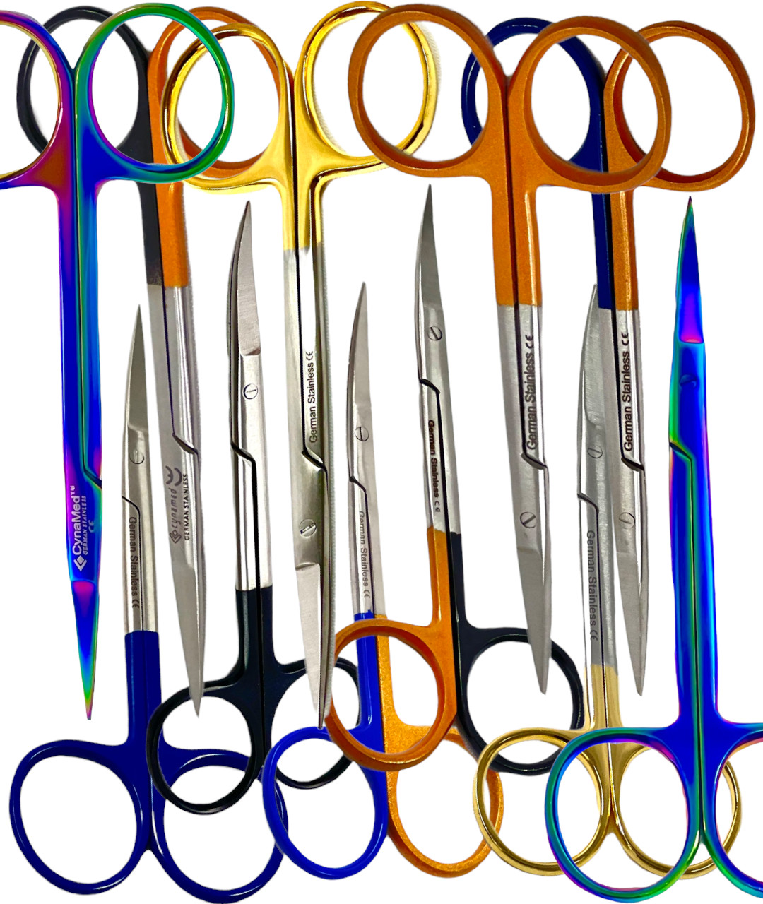 New Premium IRIS Scissors STR + CRV 4.5″ Dental Veterinary Surgical Instruments