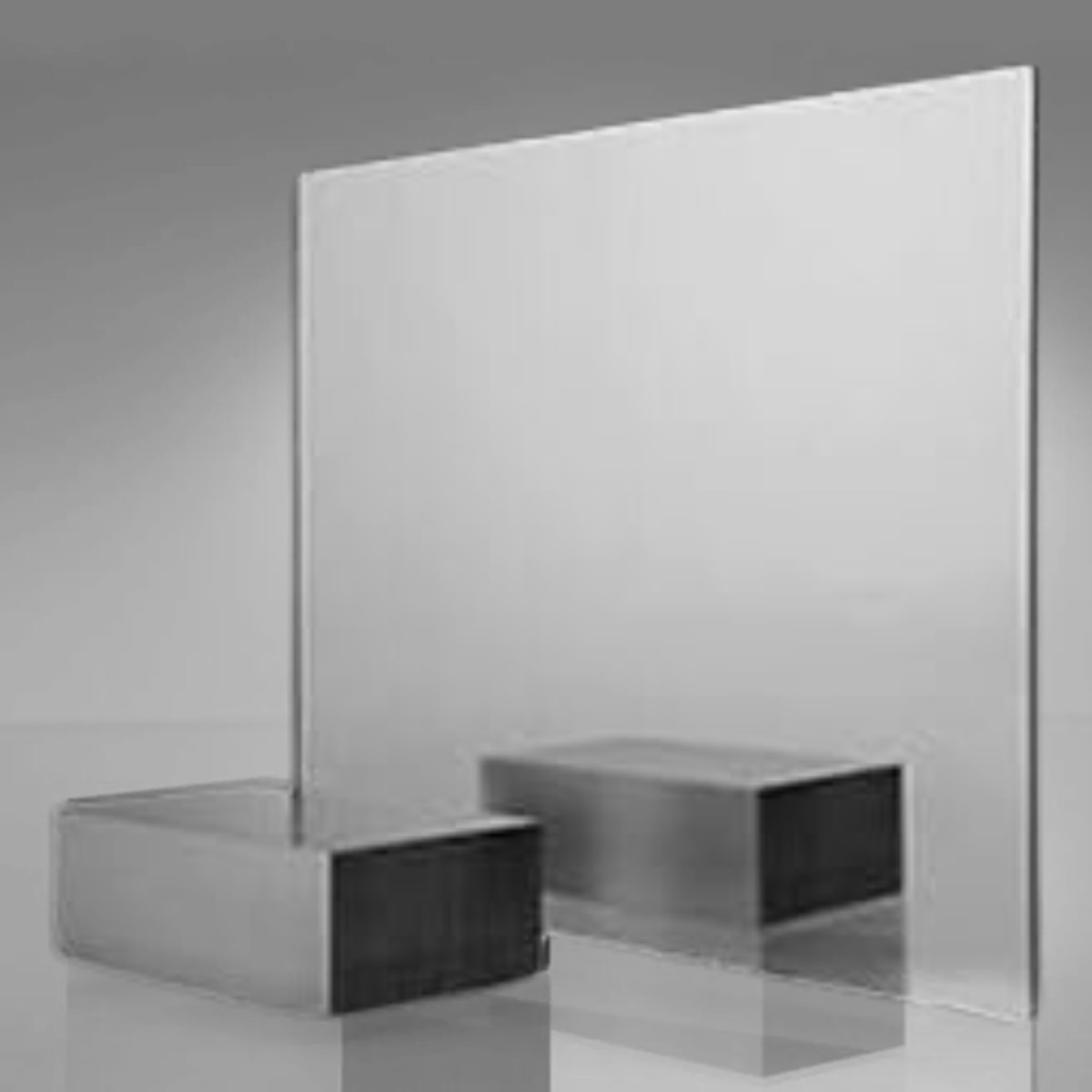 Acrylic Plexiglass Plastic Sheet – 1/8″ Thick – Silver Mirror – 8″ x 12″