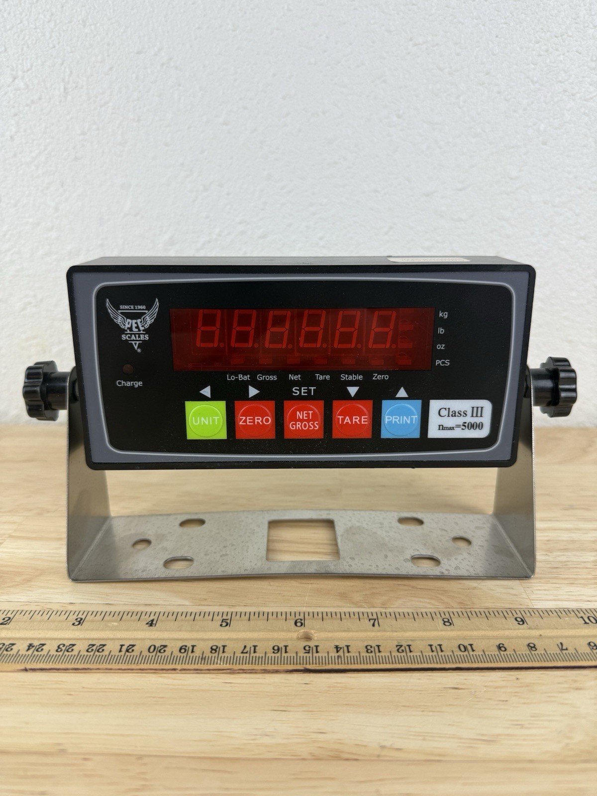 PEC Carbon Steel Heavy Duty Wheelchair Digital Scale Reader Replacement NO CORD