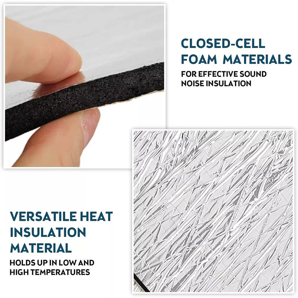 10 Sheets For reduction noise Car Sound Deadening heat insulation Mat 16”x10”
