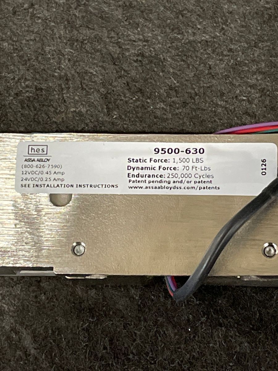 HES ASSA ABLOY 9500-630 Surface Mounted Electric Strike 3/4″ Rim Exits